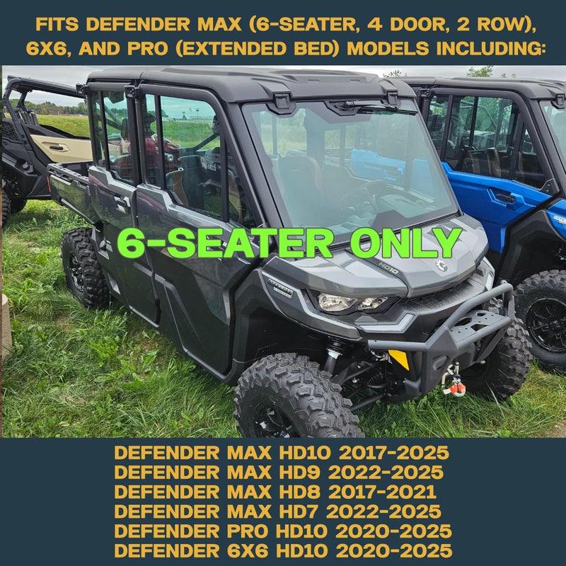 Traild Can-Am Defender MAX (6-Seater) HD10 HD9 HD8 HD7 6x6 & PRO Ceramic Brake Pad Set 2017-2025 Front & Rear - Image 2